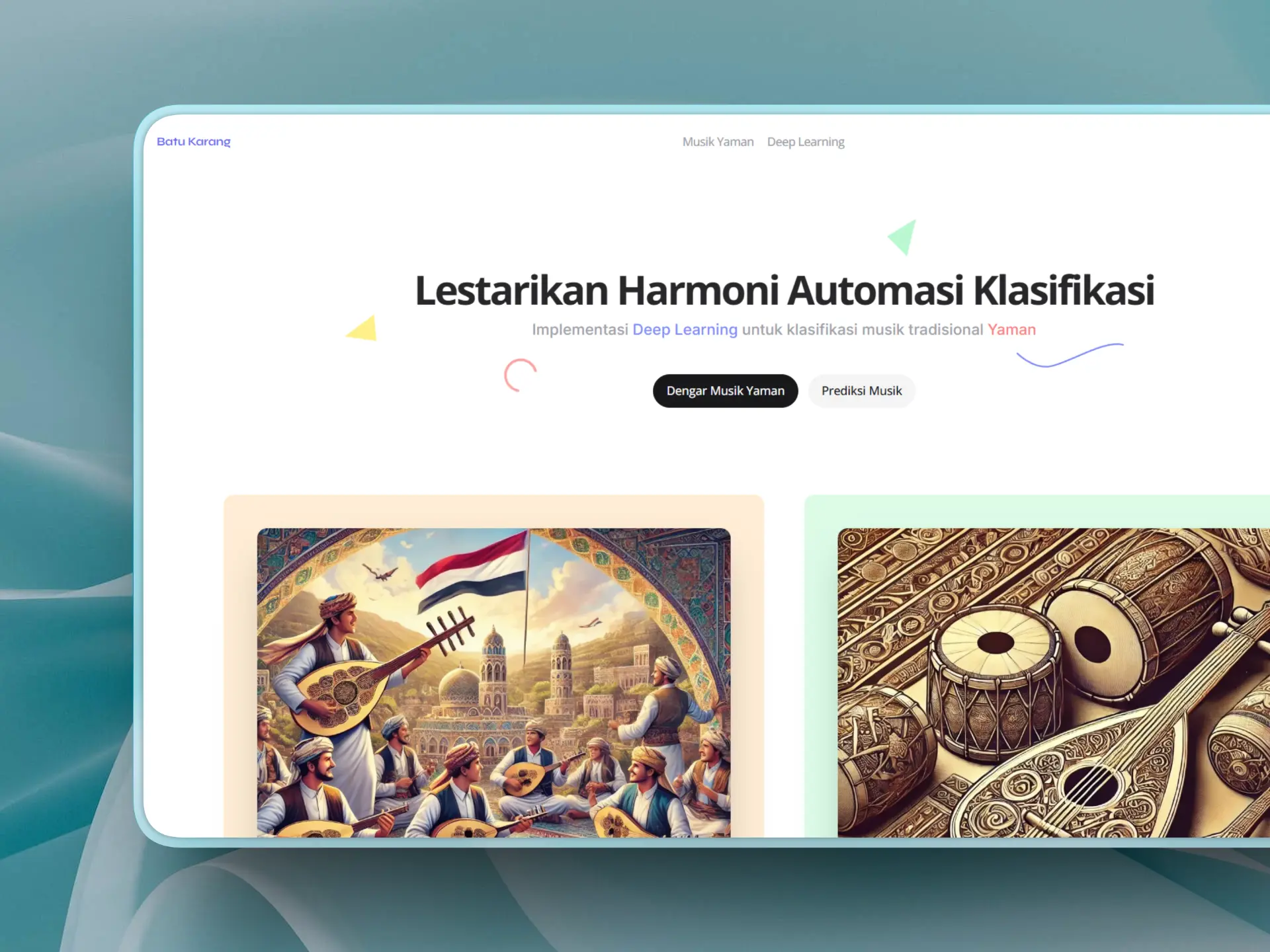 Yaman Music Audio Classification System