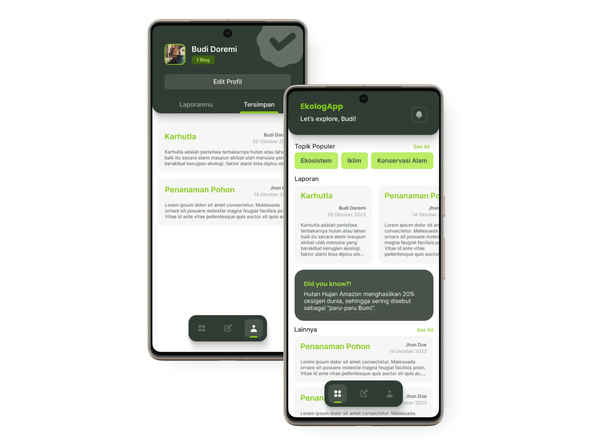 Ekolog App - Natural Disaster Reporting App