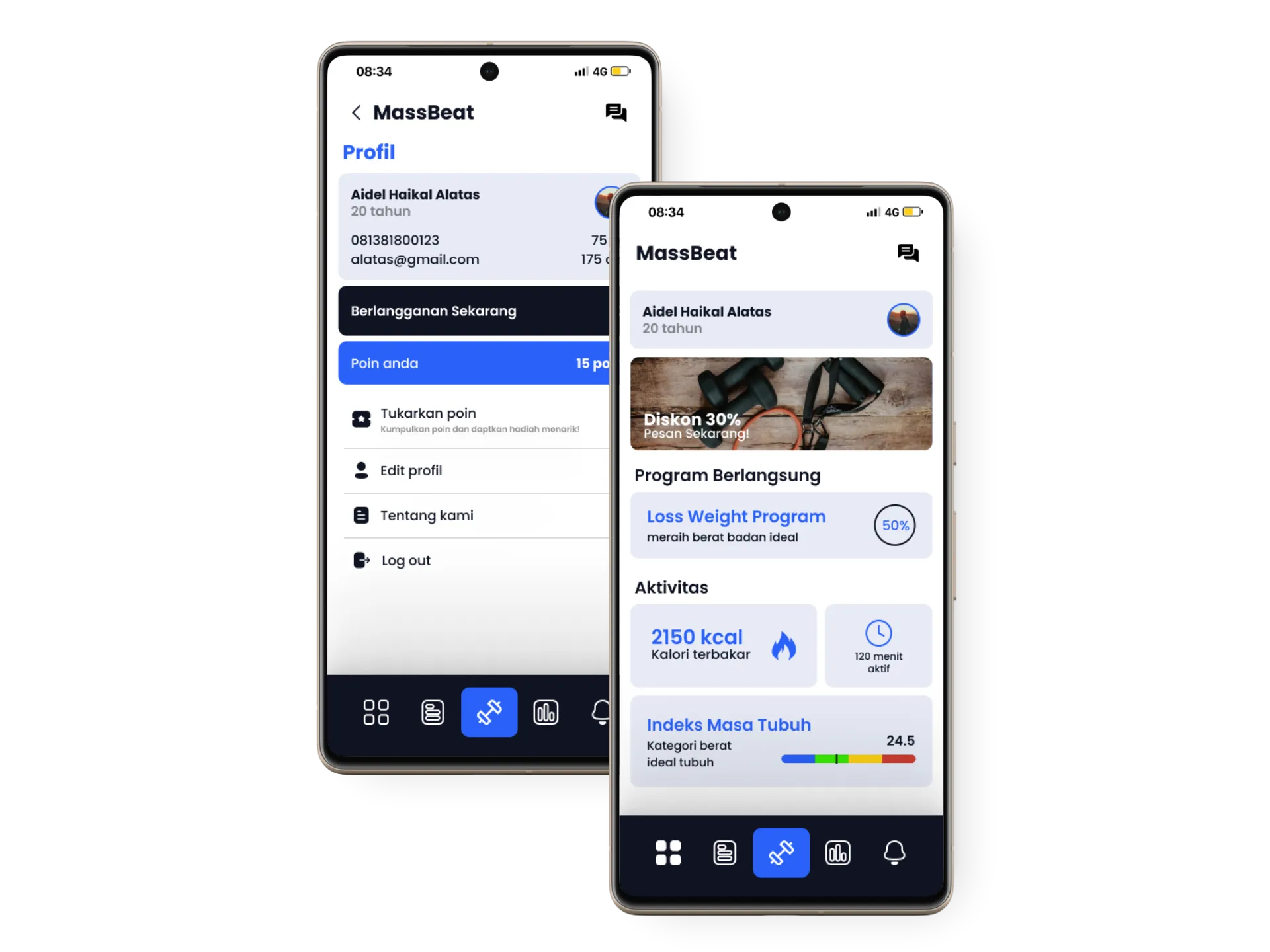 MassBeat - Workout and Trainer Consultation