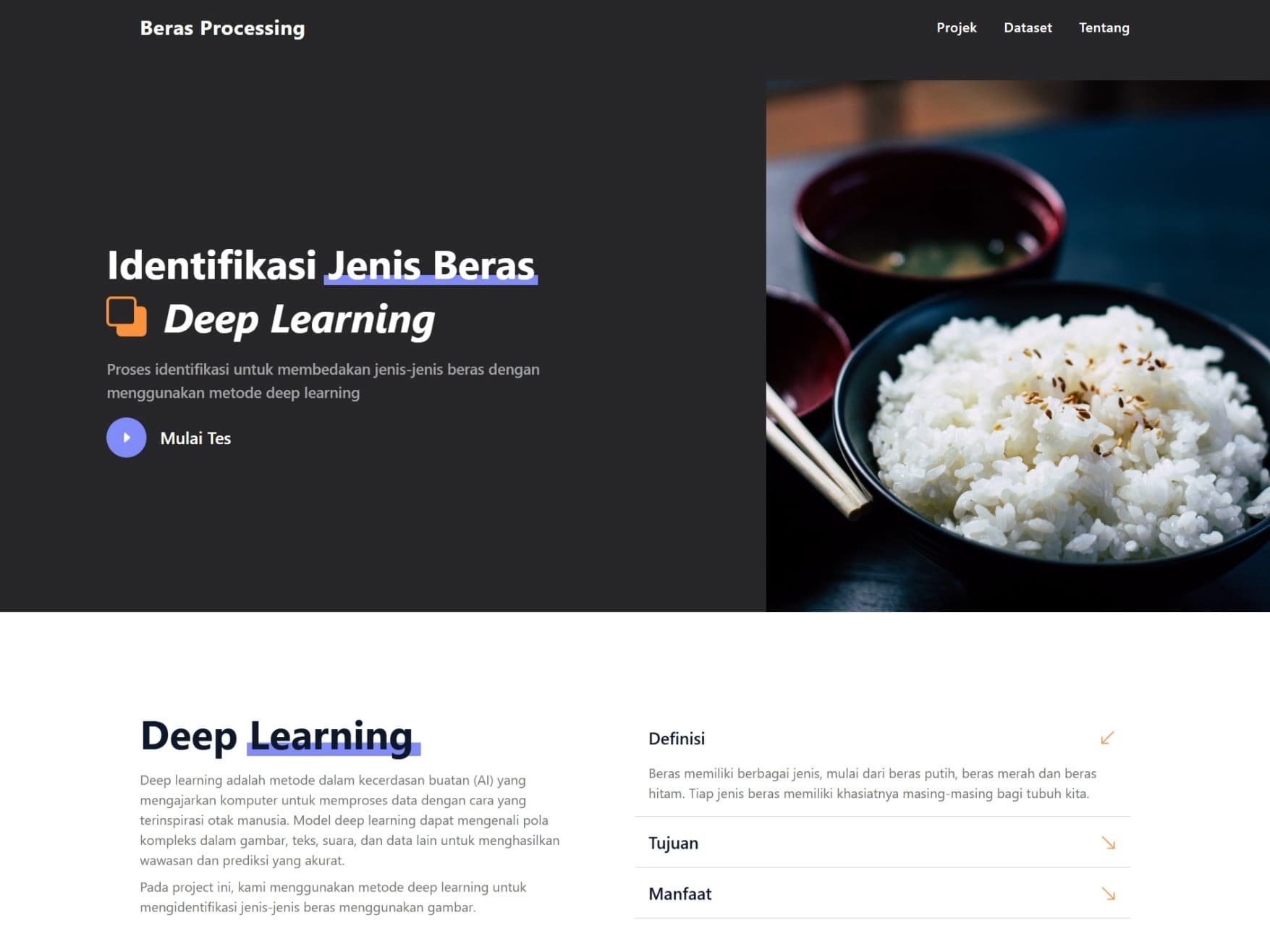 Rice Identification based on Color